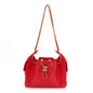 Caviar Quilted Mini Chanel 25 Handbag Red