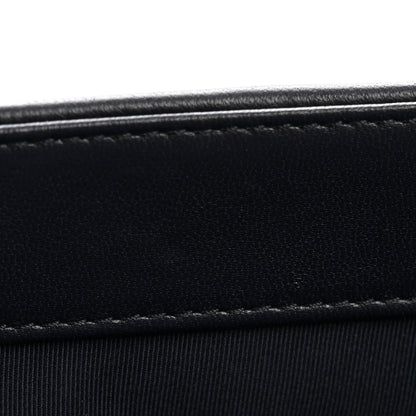 Goatskin Quilted Medium Chanel 19 Flap Navy Blue