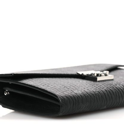 Visetos Medium Patricia Wallet On Chain Black