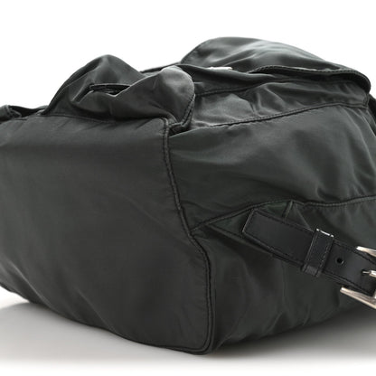 Nylon Vela Medium Backpack Green