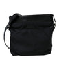 Nylon Monogram Dollar Calfskin Flat Messenger Bag Black