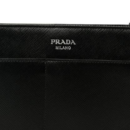 Saffiano Crossbody Bag Black