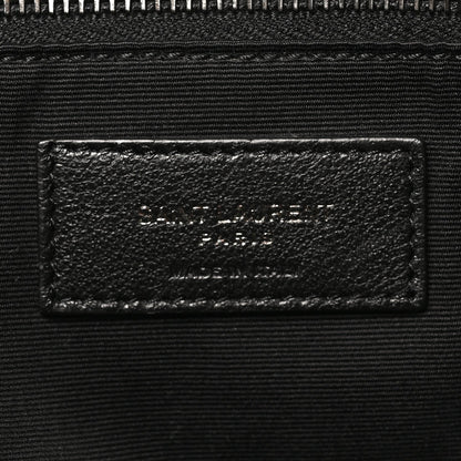 Crinkled Calfskin Matelasse Monogram Large Niki Chain Satchel Fog