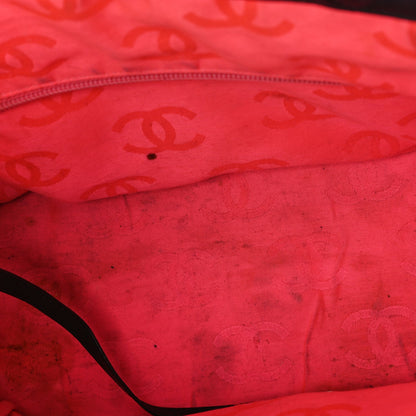 Calfskin Quilted Large Cambon Tote Black