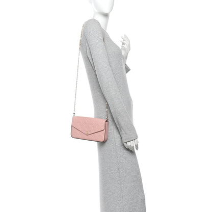 Empreinte Pochette Felicie Chain Wallet Rose Poudre