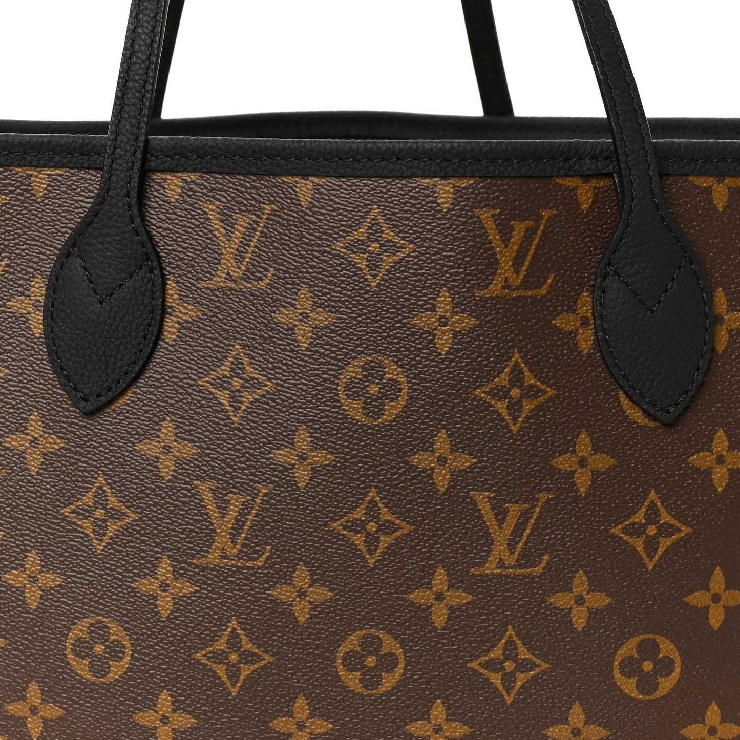 Monogram Calfskin Neo Neverfull Inside Out MM Black
