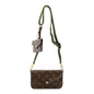Monogram Felicie Strap & Go Kaki