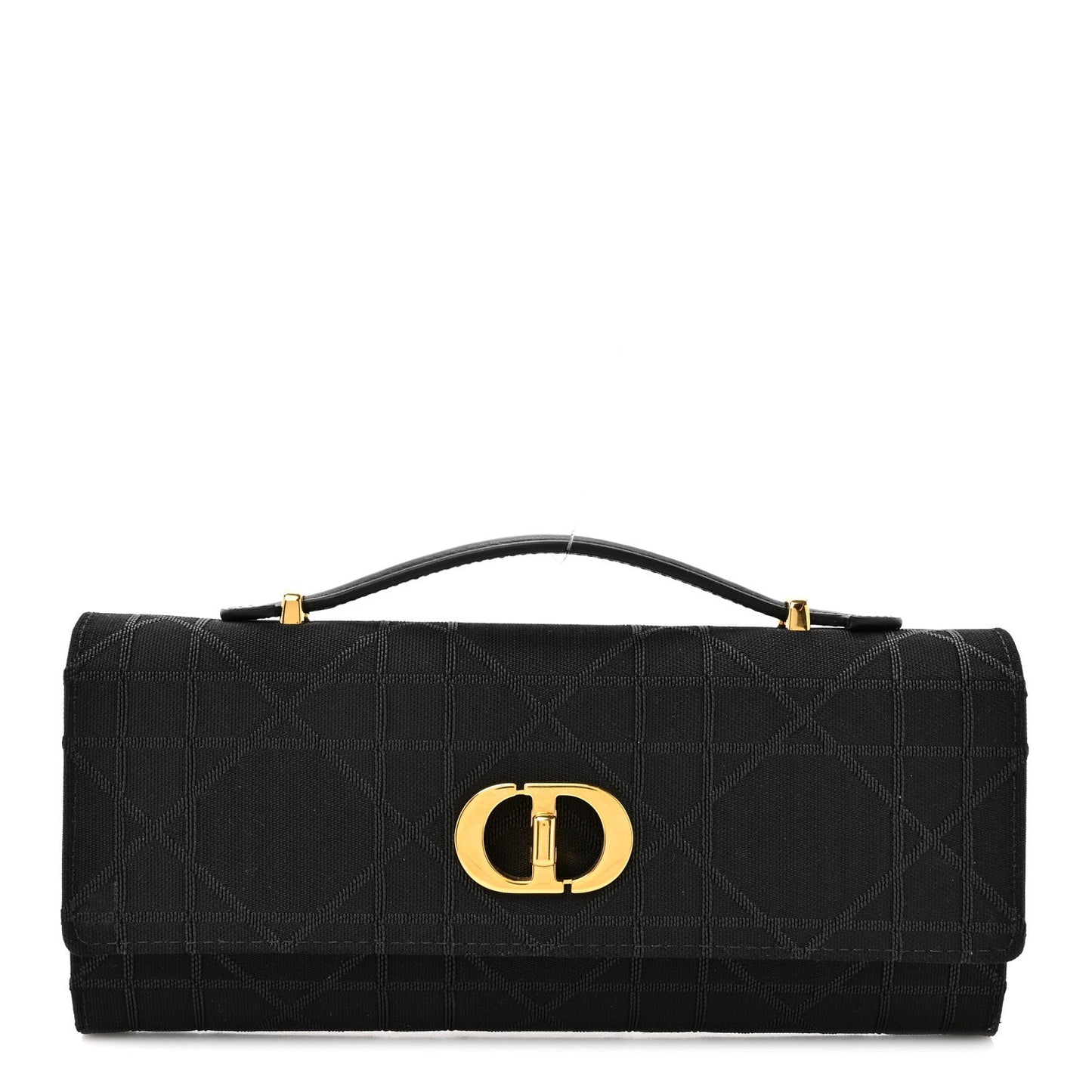 Technical Fabric Macrocannage Miss Caro Top Handle Pouch Black