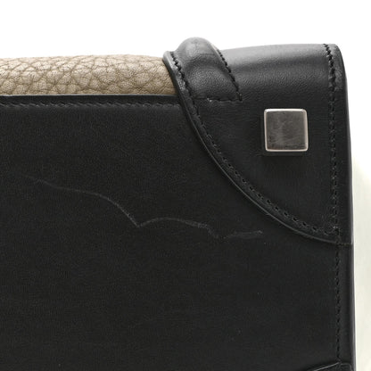 Bullhide Drummed Calfskin Micro Tri-Color Luggage Antarctic