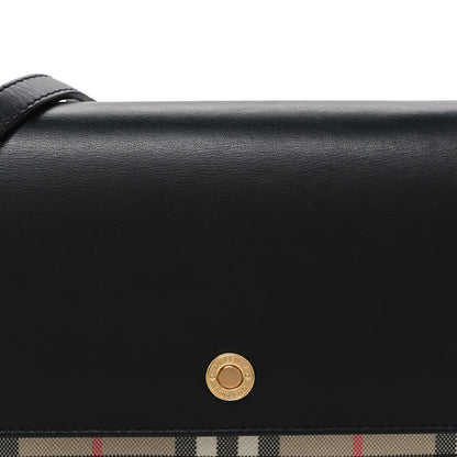 Calfskin Mini Vintage Check Note Bag Black