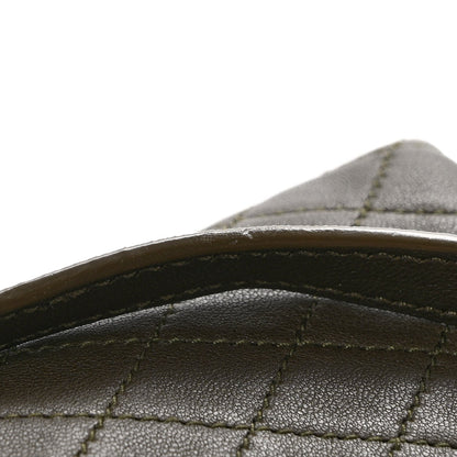 Lambskin Quilted Gaby Zipped Pouch