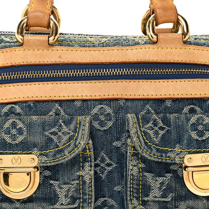 Monogram Denim Neo Speedy Blue
