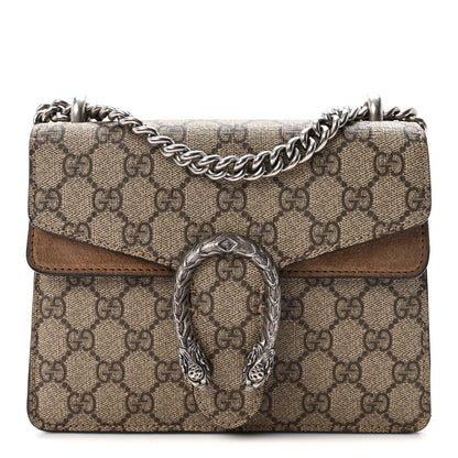 GG Supreme Monogram Mini Dionysus Shoulder Bag Taupe