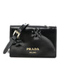 Spazzolato Fior Card Holder With Strap Black