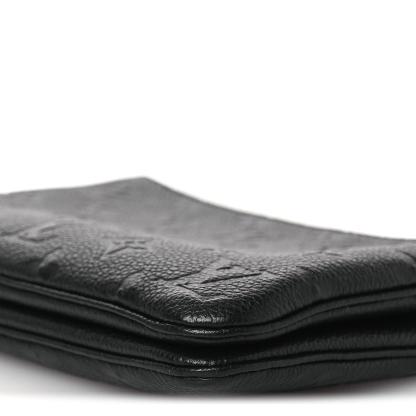 Empreinte Double Zip Pochette Black