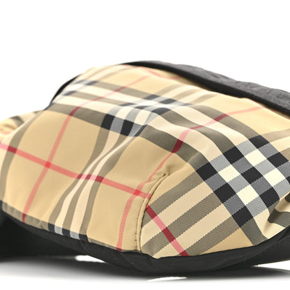 Nylon Vintage Check Sonny Bum Bag Archive Beige Black
