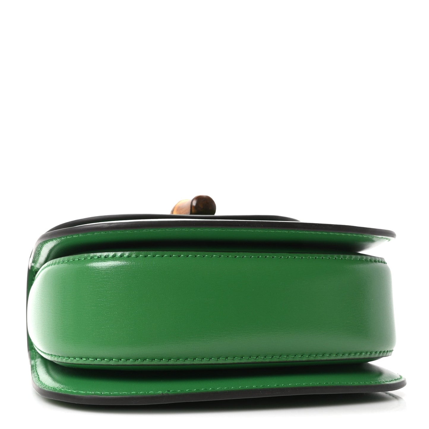 Boarded Dyana Lux Calfskin Mini Bamboo 1947 Top Handle Bag Spring Green