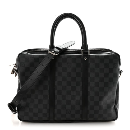 Damier Graphite Porte Documents Voyage PM