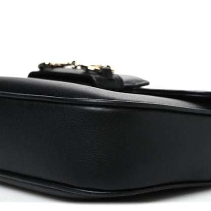 Arabella Calfskin Horsebit 1955 Shoulder Bag Black