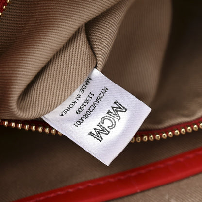 Visetos Medium Crossbody Pouch Ruby Red
