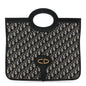 Oblique Fold Over Clutch Blue