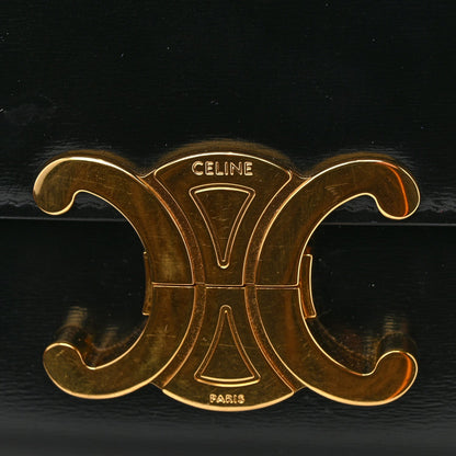 Shiny Calfskin Teen Triomphe Black