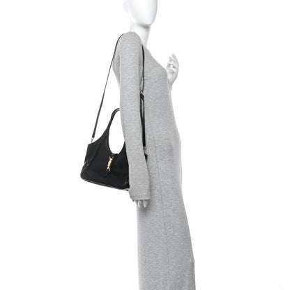 Soft Calfskin Small Mercato Tote Bag Black