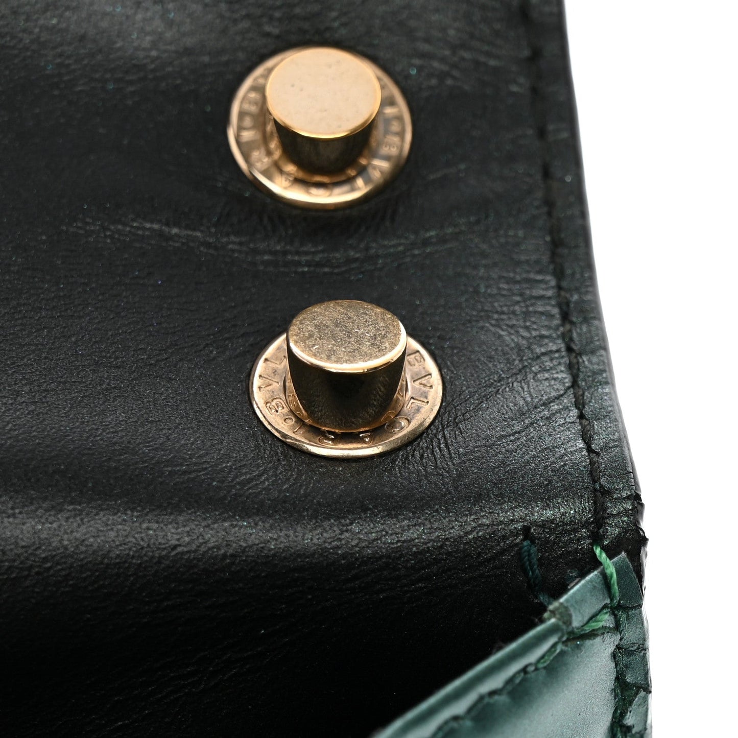 Iridescent Calfskin Serpenti Forever Shoulder Bag Emerald Green
