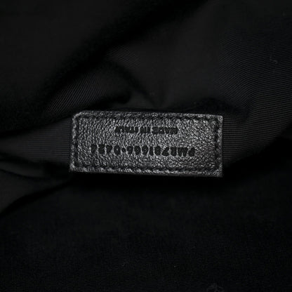Lambskin Matelasse Monogram Medium Jamie 4.3 Pochon Black