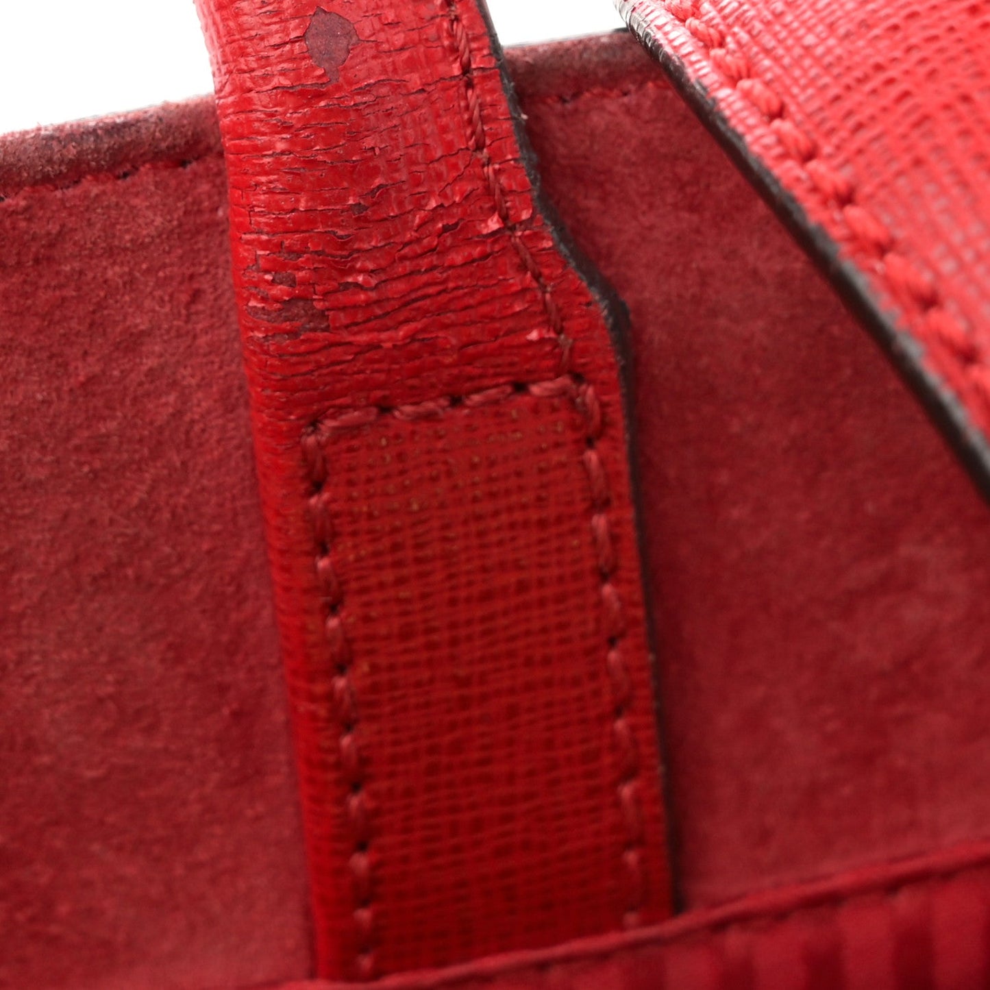 Vitello Elite Flamingo Regular 2Jours Tote Rosso Fiamma