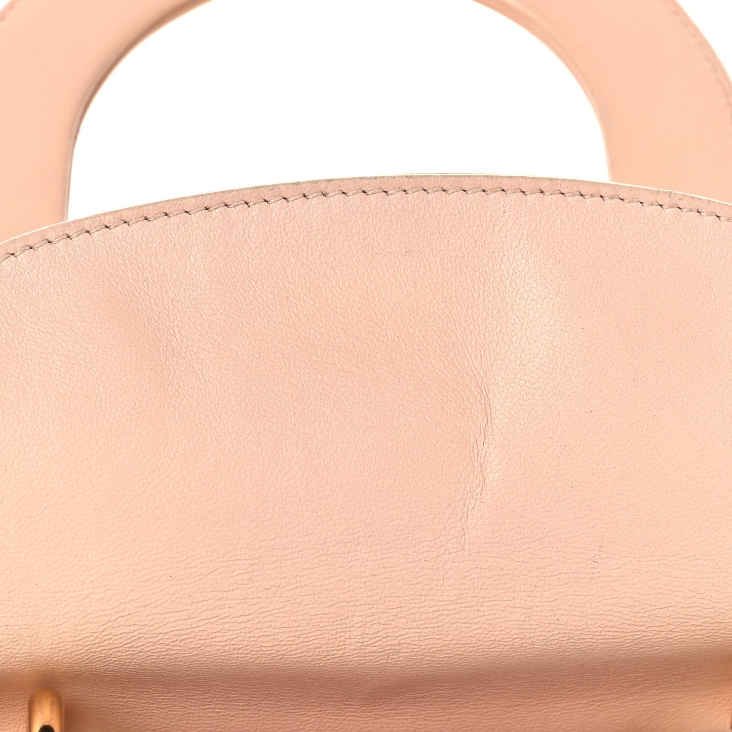 Lambskin Cannage Small Lucky Badges My Lady Dior Light Pink