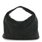 Nappa Intrecciato Large Veneta Hobo Black