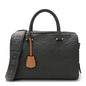 Calfskin Ottomar Monogram Essential Boston Bag Grey