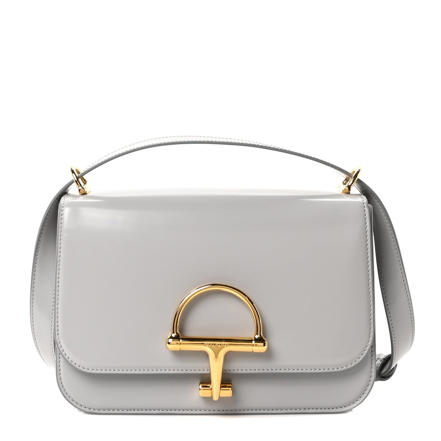 Calfskin Siena Shoulder Bag Grey