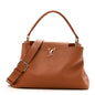 Smooth Grained Calfskin Capucines GM  Souple Cognac