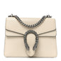 Textured Calfskin Crystal Mini Dionysus Shoulder Bag Mystic White