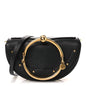 Calfskin Small Nile Bracelet Minaudiere Bag Black