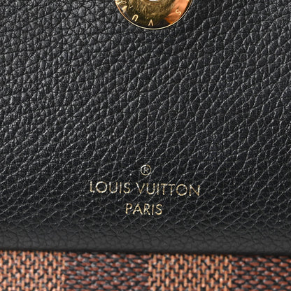 Damier Ebene Vavin Chain Wallet Black