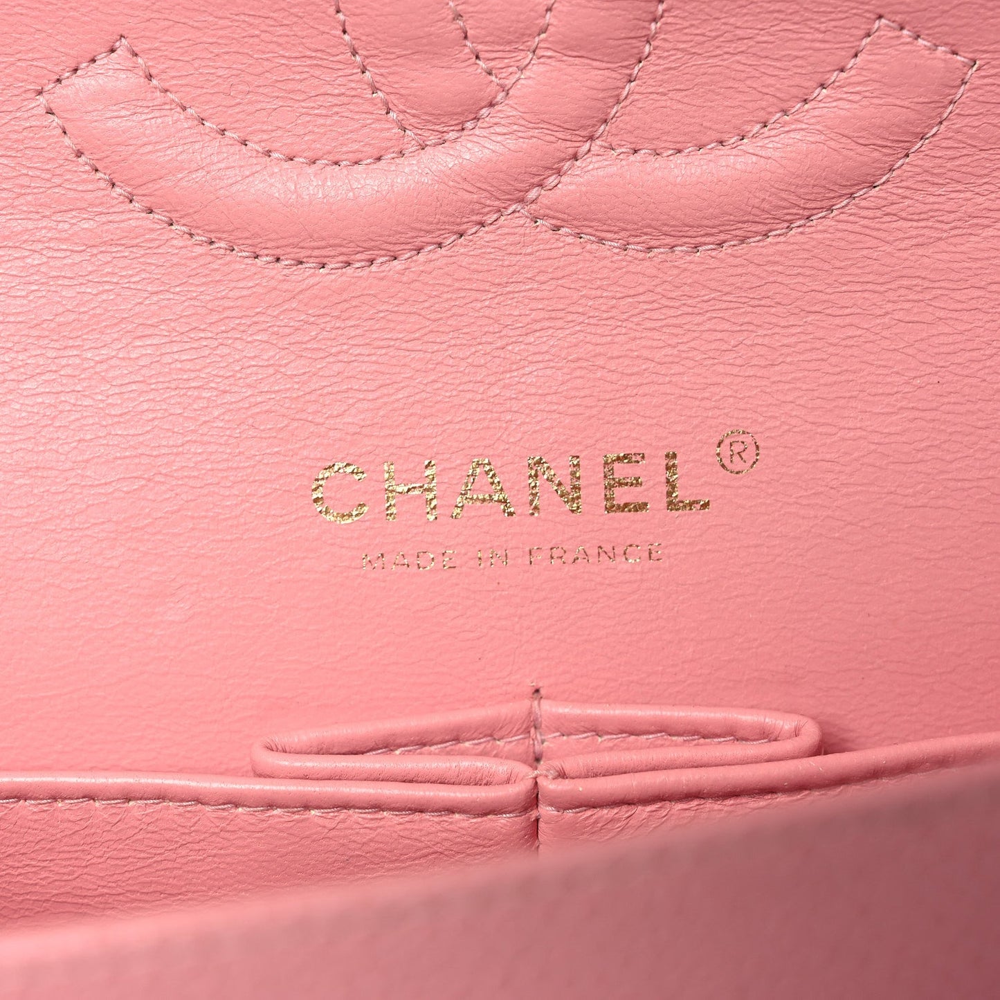Caviar Quilted Medium Double Flap Pink