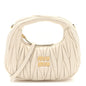 Nappa Matelasse Mini Wander Hobo White