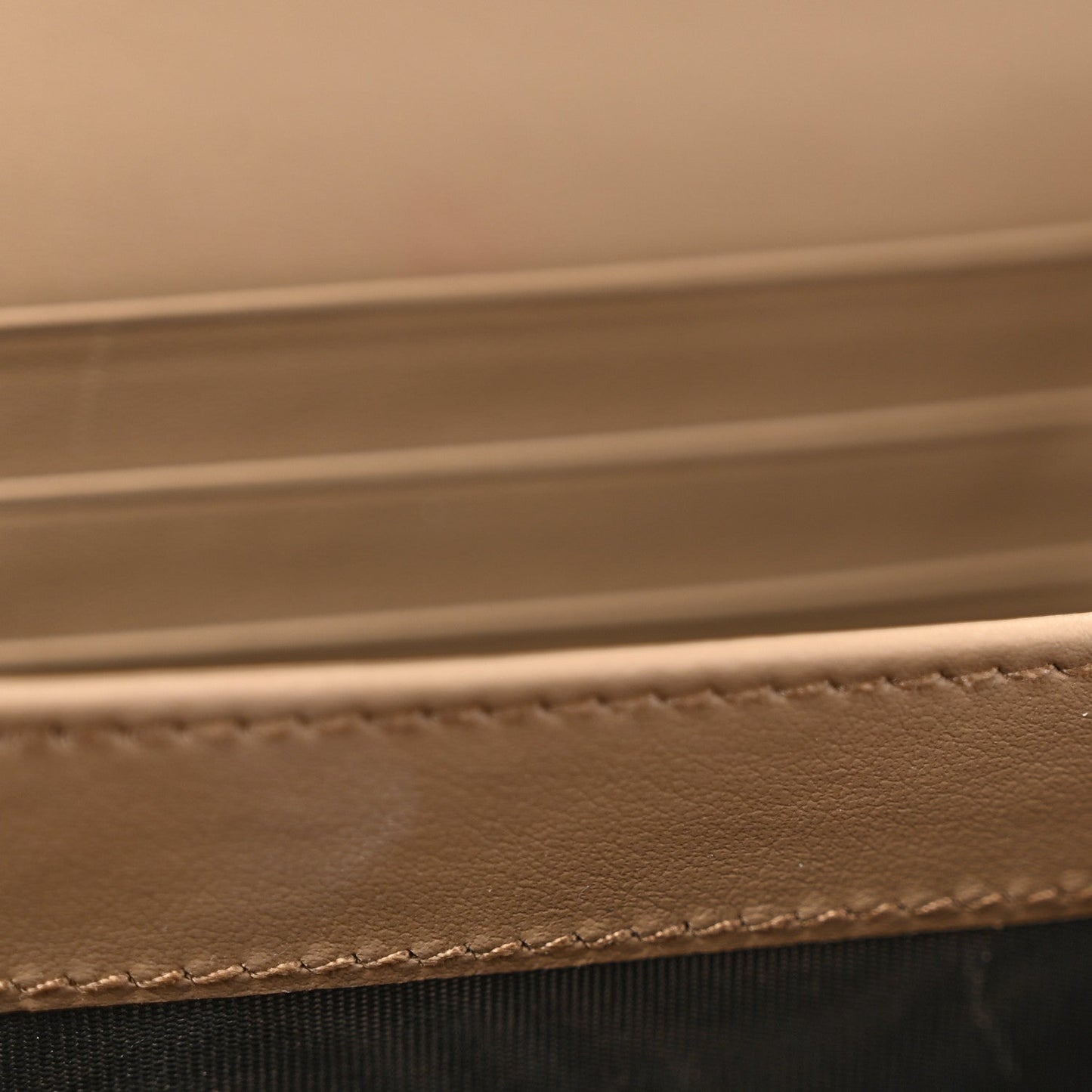 GG Supreme Monogram Mini Dionysus Chain Wallet Beige Taupe