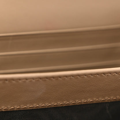 GG Supreme Monogram Mini Dionysus Chain Wallet Beige Taupe