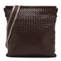 Nappa Intrecciato VN Crossbody Messenger Bag Brown