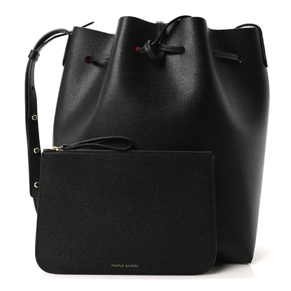 Saffiano Bucket Bag Black Flamma