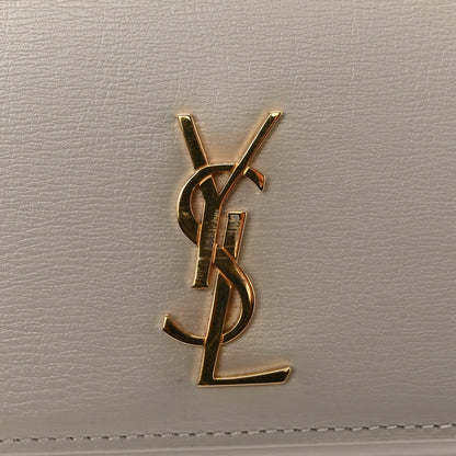 Smooth Calfskin Monogram Phone Holder Crossbody Crema Soft