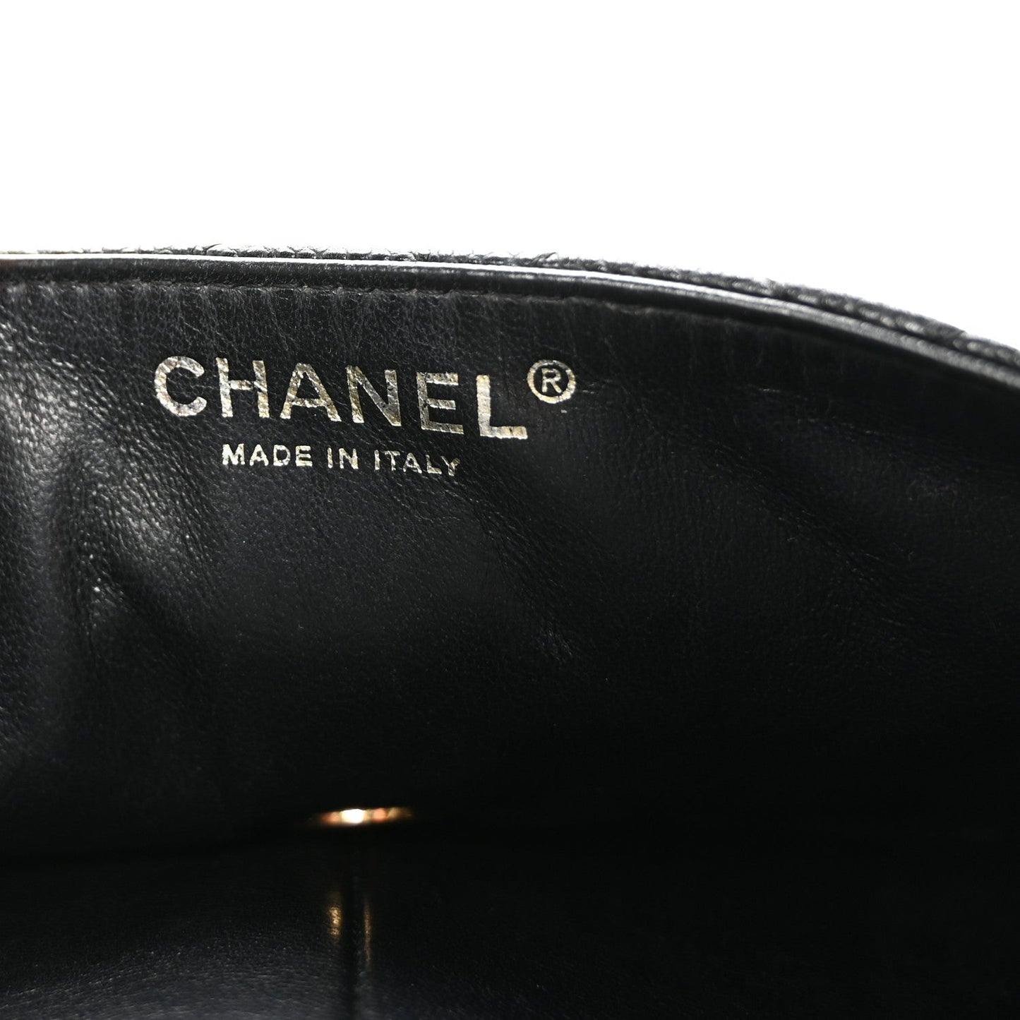 Caviar Quilted East West Flap Black