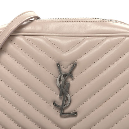 Calfskin Matelasse Monogram Lou Camera Bag Marble Pink