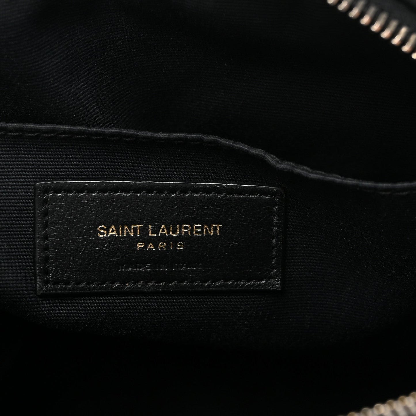 Calfskin Matelasse Monogram Lou Camera Bag Black