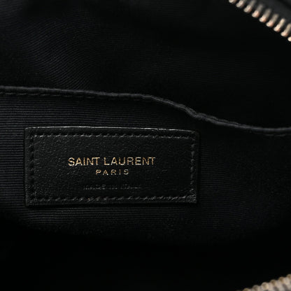 Calfskin Matelasse Monogram Lou Camera Bag Black