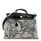 Vache Hunter Toile H Pegase Pop Herbag Zip Retourne 39 MM Bleu Indigo Ecru Black